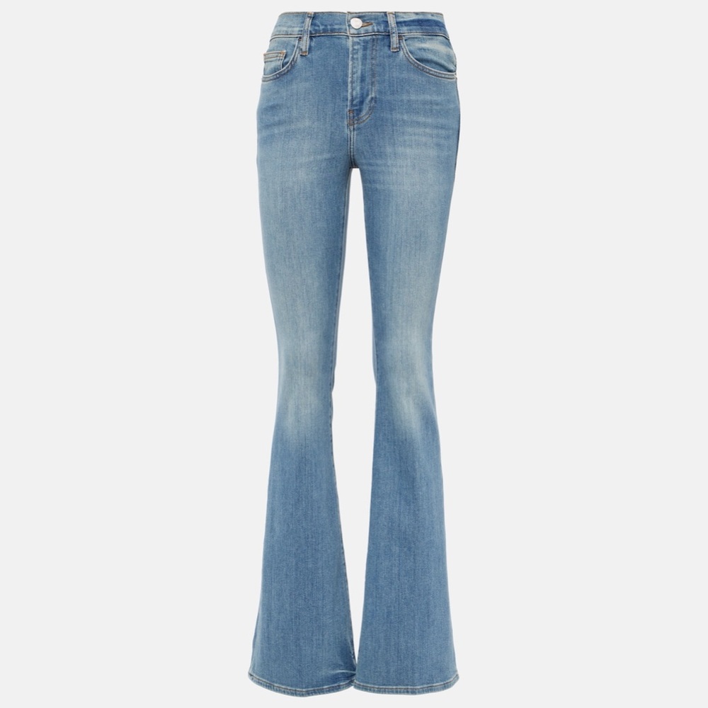 Frame Denim Light Blue Flare Jeans, 30